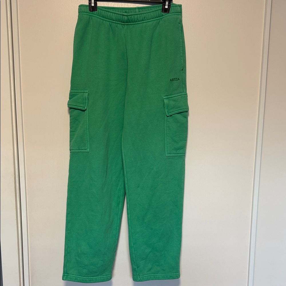 Aritzia Cargo Sweat Fleece Pants